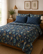 Midnight Bloom Duvet Set