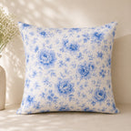 Blue Petals Dream Cushion Cover